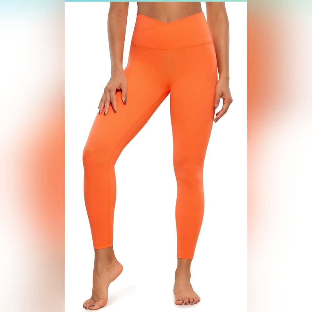 New, Never Worn Vibrant Orange Women's Leggings